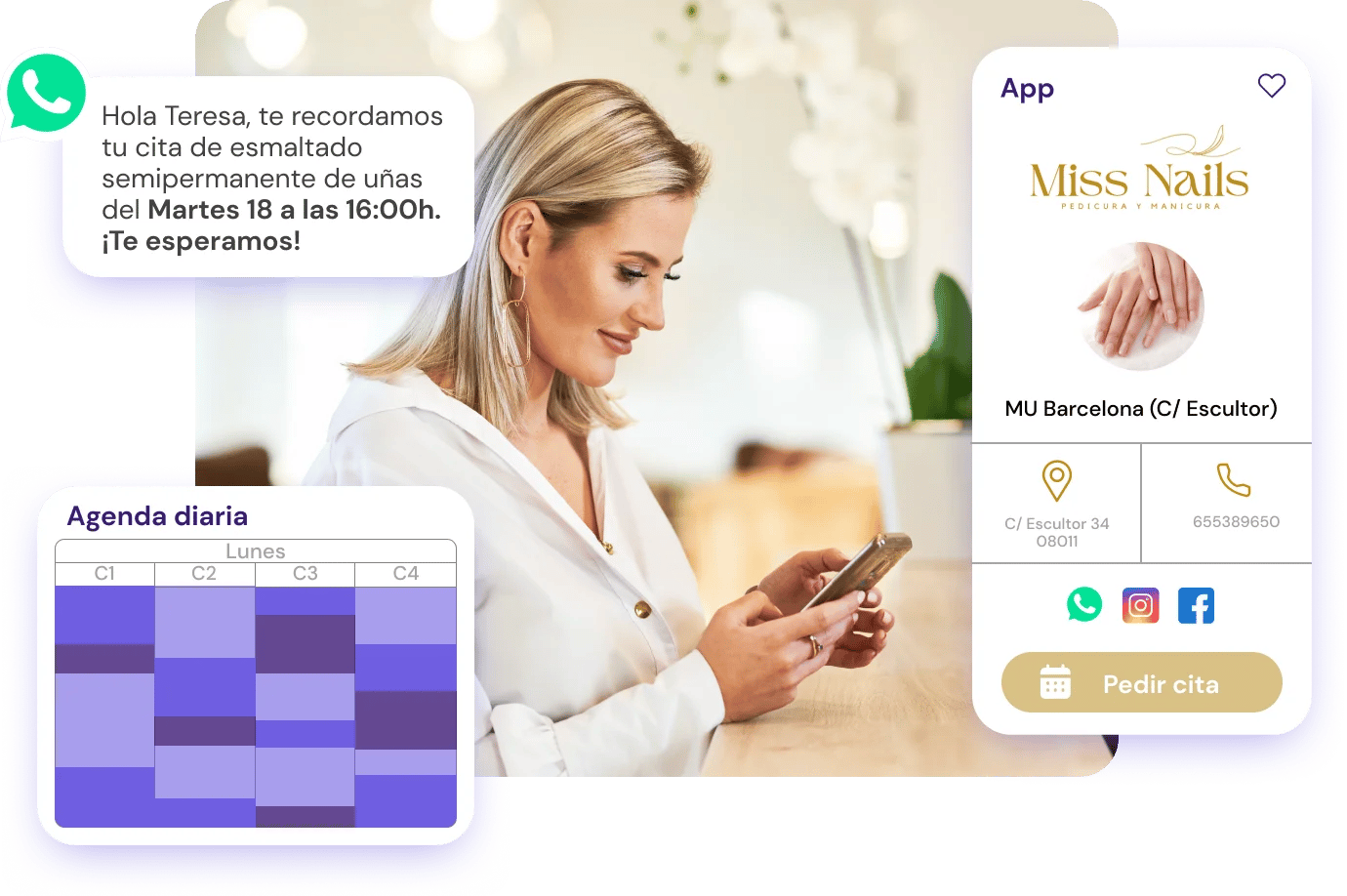 Software de gestión para salones de uñas
