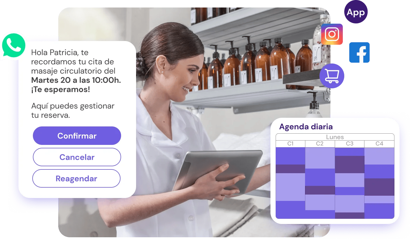 Software de gestión para centros de masajes