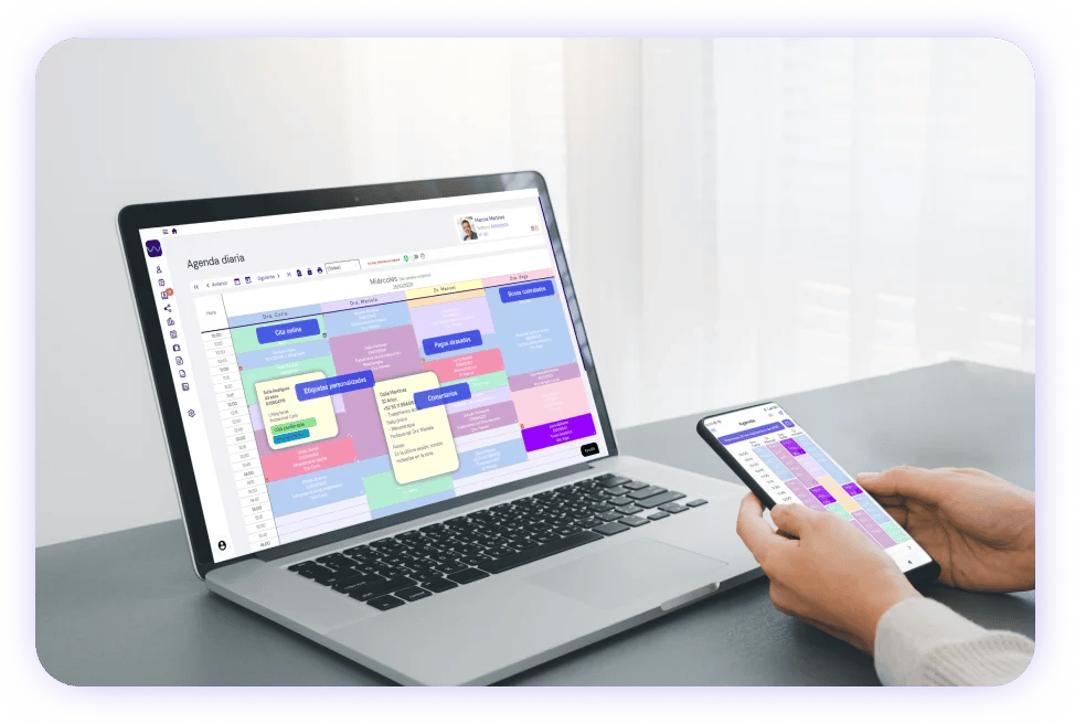 Agenda para reservar citas online en tu clínica médica