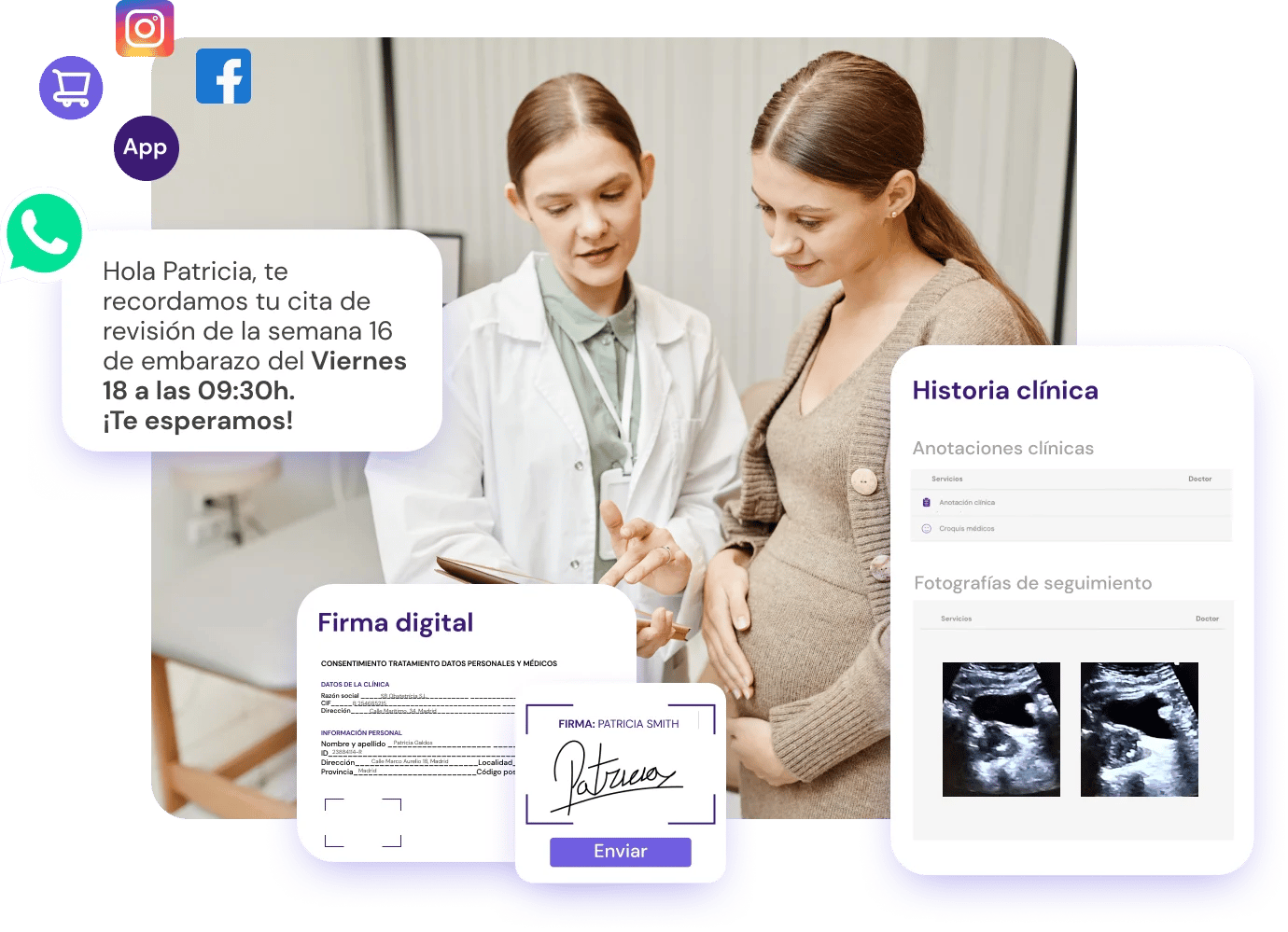Software de gestión para clínicas de obstetricia