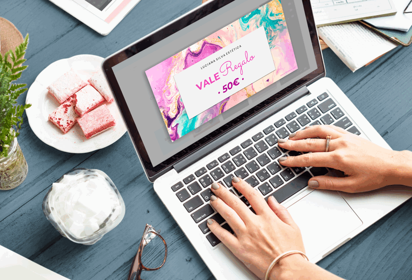 Plantillas de vales de regalo editables para Negocios de Estética y Belleza