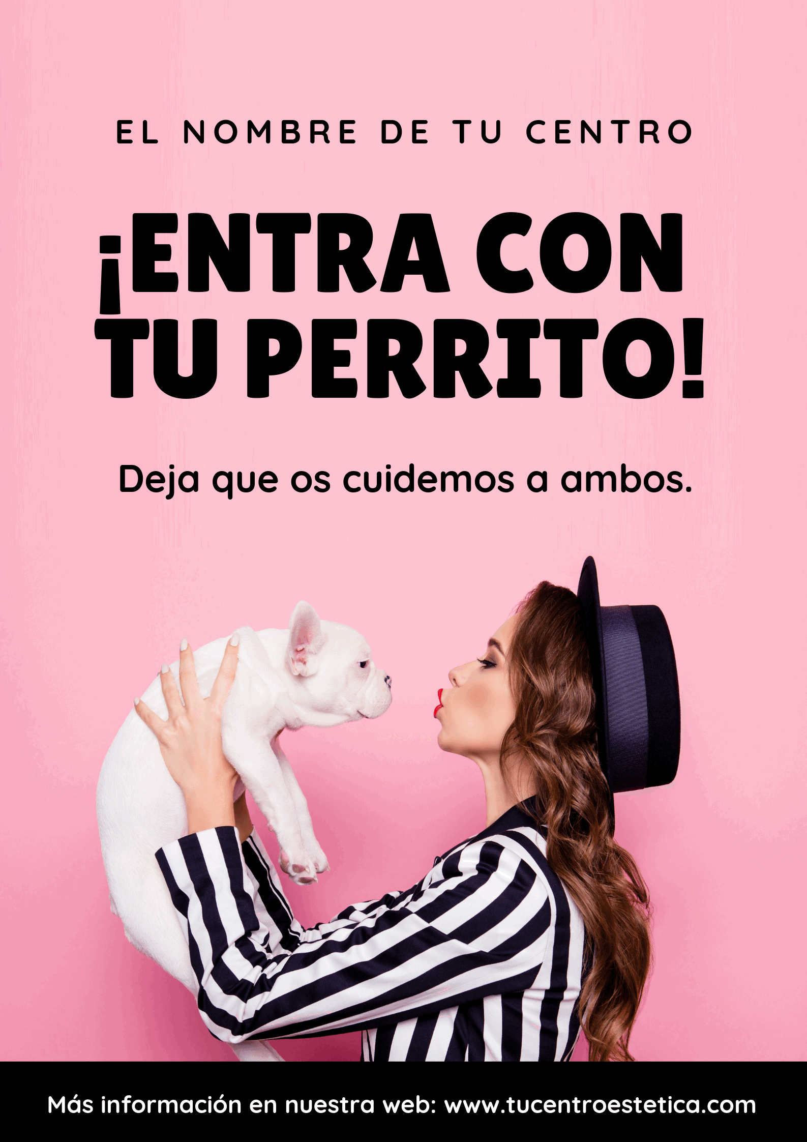 ¡Entra con tu perrito!