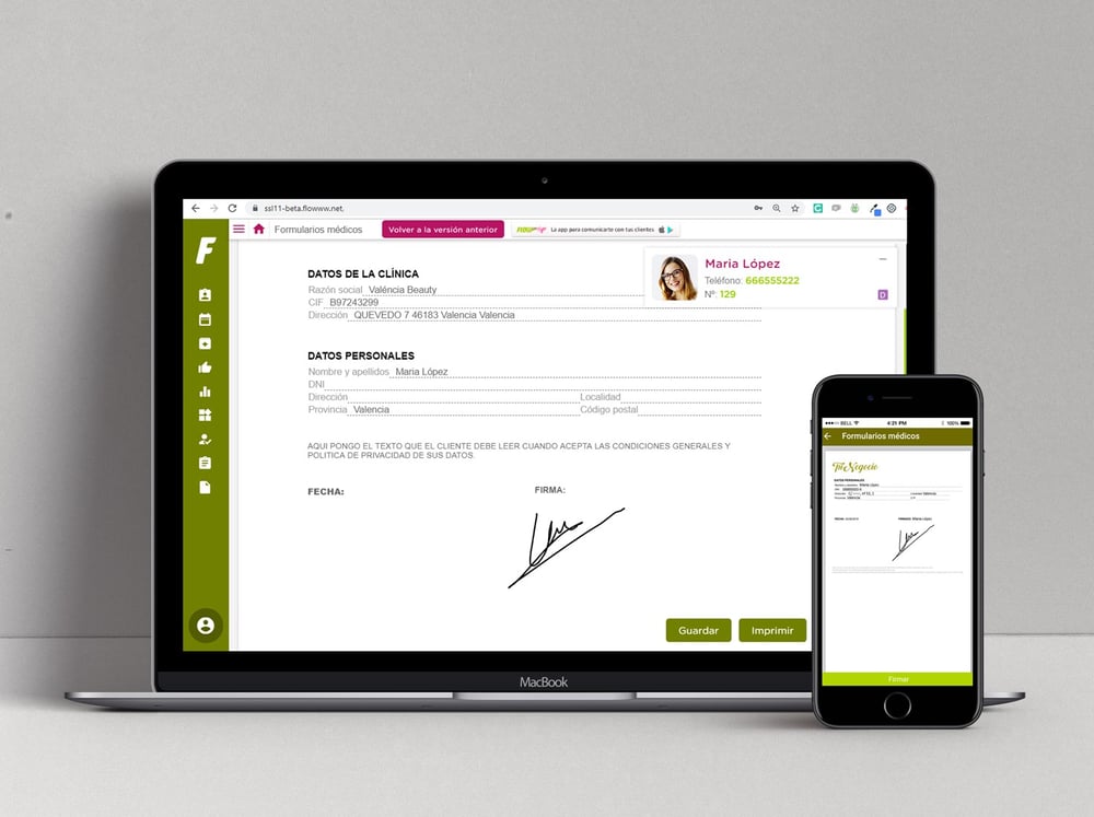 Firma digital, autorizacion fisioterapia, autorizacion tratamiento fisioterapia, firma electronica, software fisioterapia, FLOWww