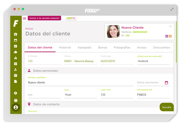 gestión para centros - software de gestión y marketing para centros de estética y belleza - gestión de clientes