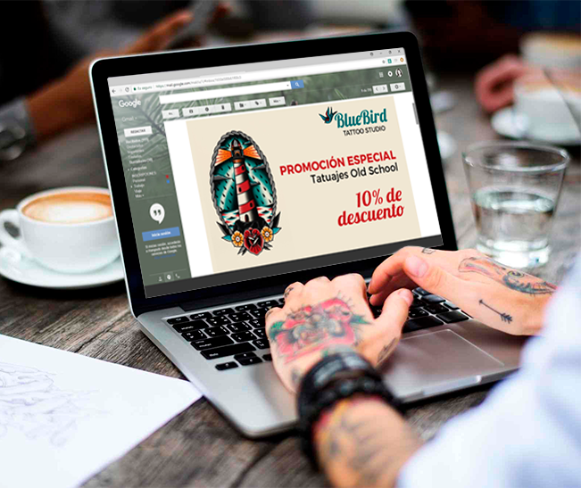 Marketing estudio tatuajes, promociones tatuajes, marketing tatuaje, FLOWww