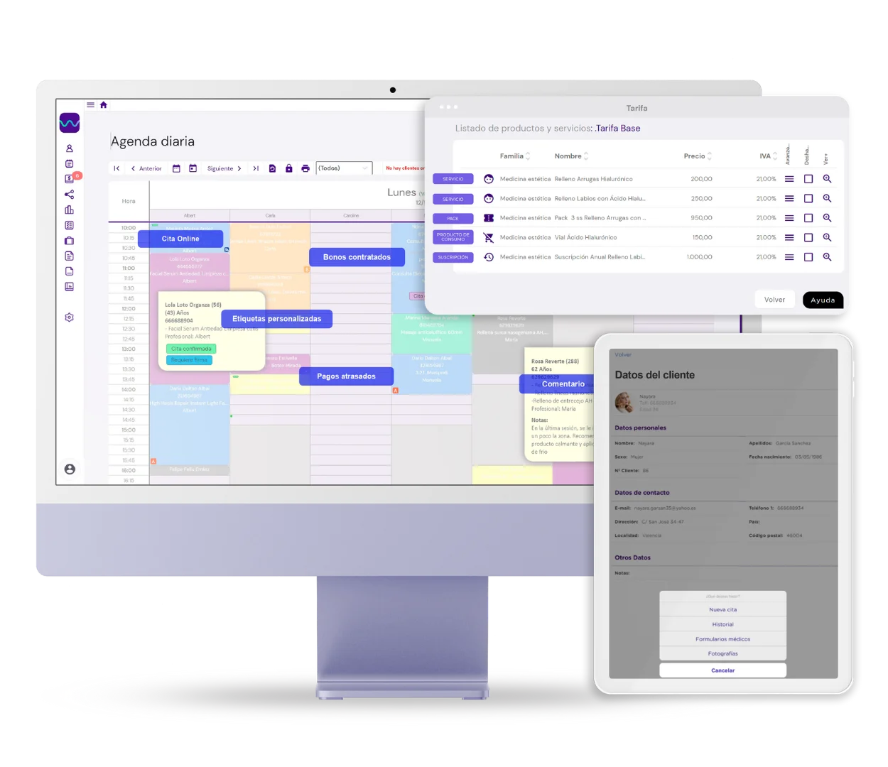 software para medicina estética - software para salones de belleza - SaaS para estética - agenda online - gestión de clínicas de estética