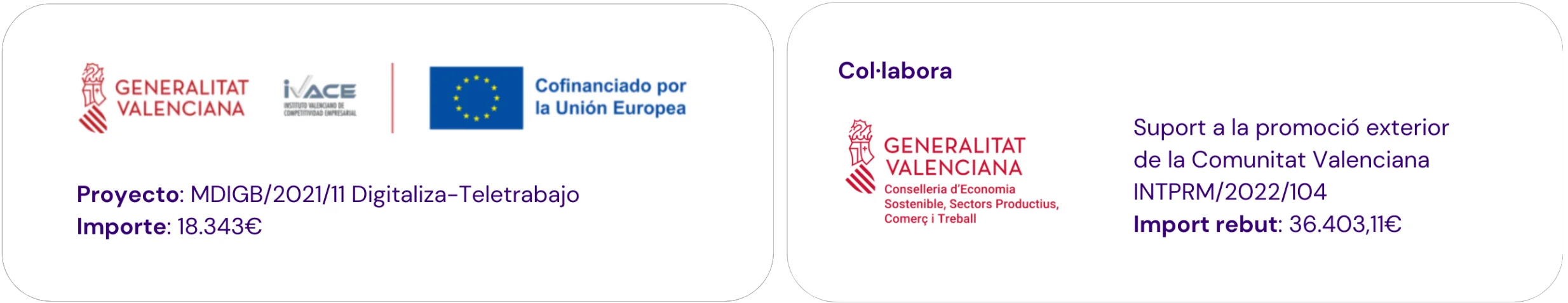 subvenciones generalitat valenciana