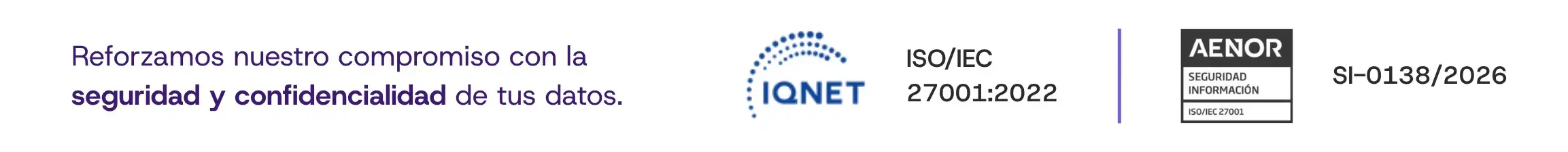 Certificación confidencialidad ISO/IEC
