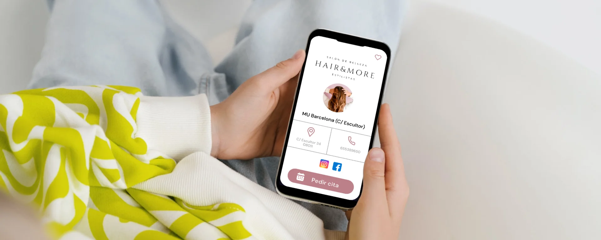 app para peluquería - software para belleza - app de marca - app de reservas para belleza - app de citas de belleza